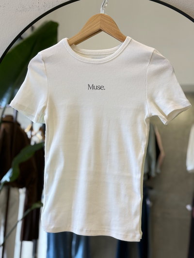 Remera MUSE (blanca)