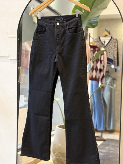 Jeans Oxford Elastizado Negro (T.alto)