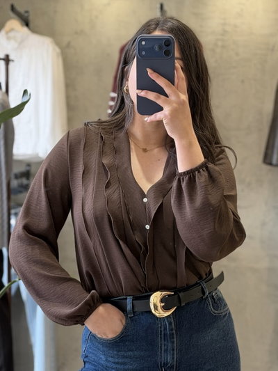 Blusa Maitena (Marrón)