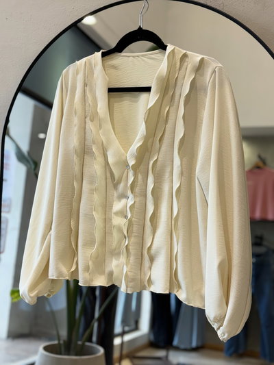 Blusa Maitena (Manteca)