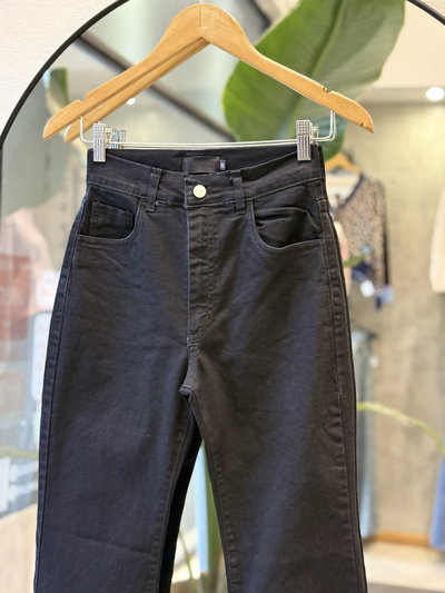 Jeans Oxford Elastizado Negro (T.alto)