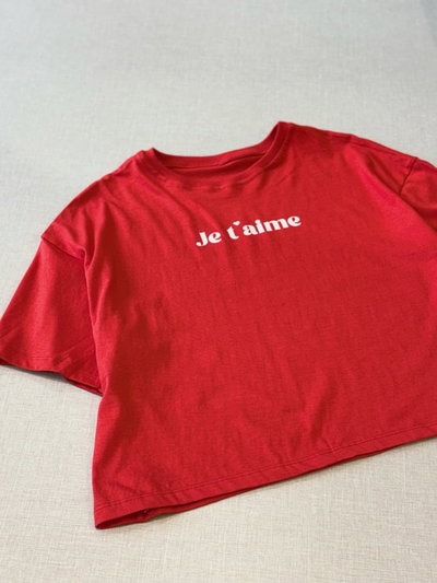 Remera AMO (rojo)