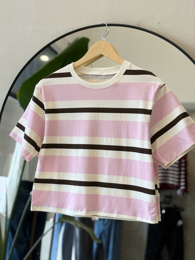Remera Rayas Anchas Oversize 