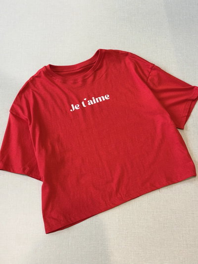 Remera AMO (rojo)