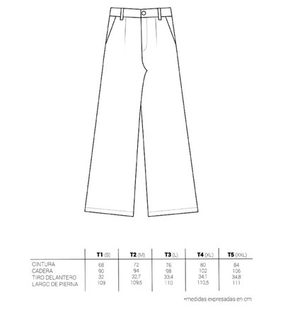 Pantalón Sastrero CAOBA (Wide Leg)