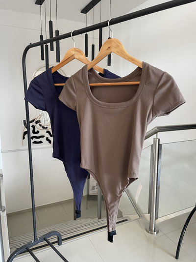 Body Manguitas Chocolate