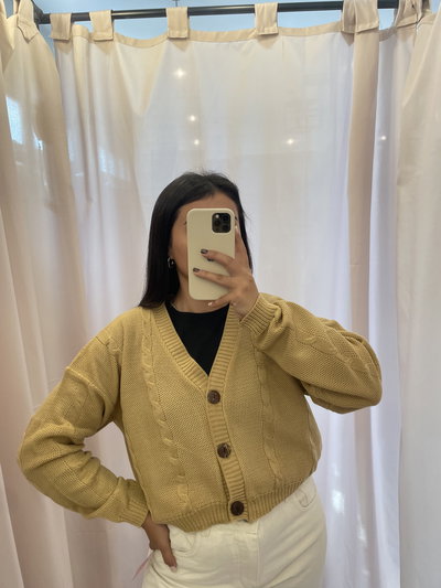 Cardigan Camel