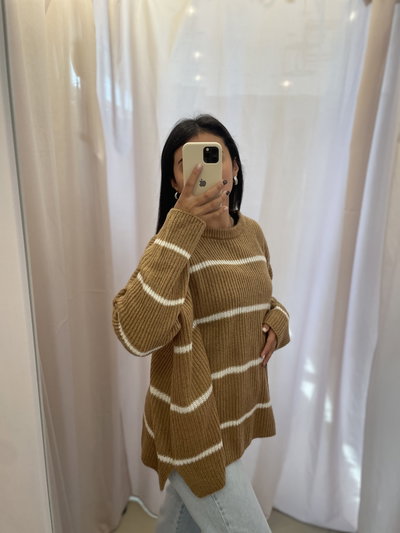 Sweater Cala camel
