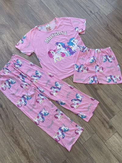 Pijamas de 3 piezas ADULTOS