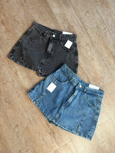 Short pollera mora tajo