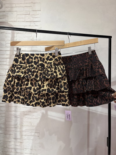 Pollera volados print 