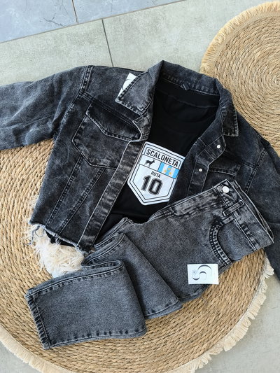 Campera jeans 'grey' 