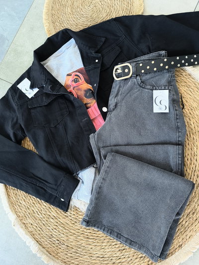 Campera jeans 'Black' 