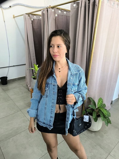 Campera Oversize "Celeste"