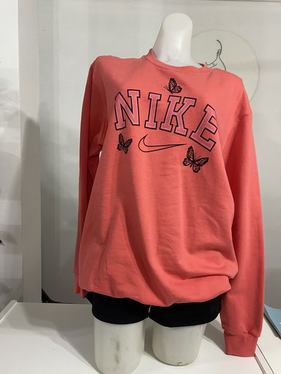 Buzo nike rosa talle 1/4