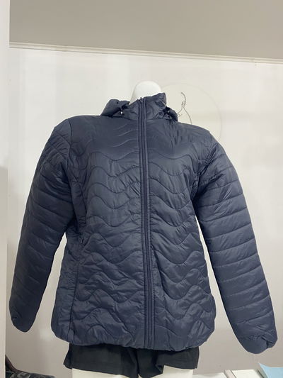 Campera inflable piel azul talle M/L/XL/XL