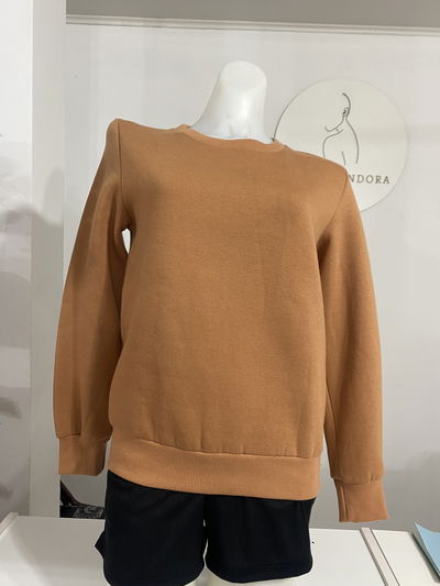 Buzo marron talle L 