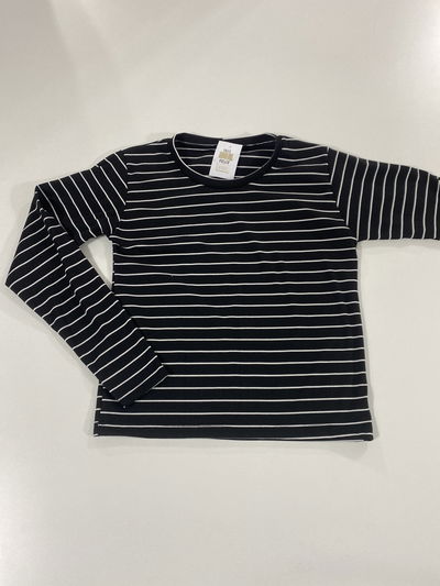 Remera negra morley rayas 