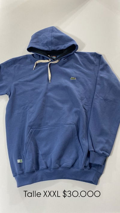 Buzo frizado capucha talle XXXL