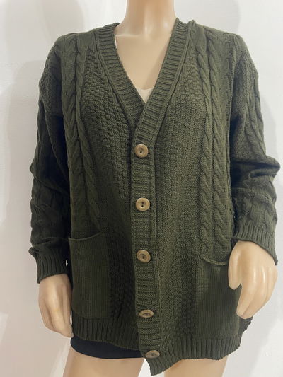 Cardigan verde 