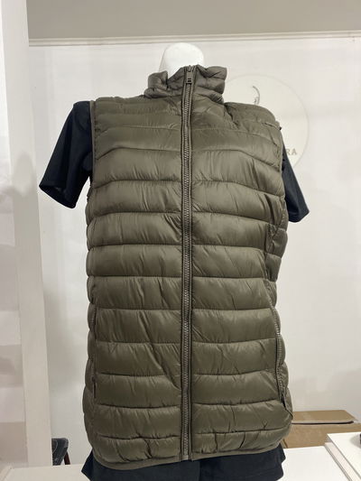 Chaleco plumas talle S/M