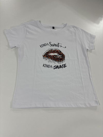 Remera algodón estampada talle 4