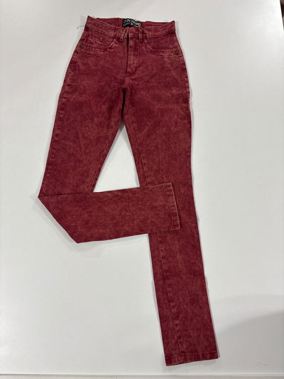 Jeans color bordo nevado talle 36