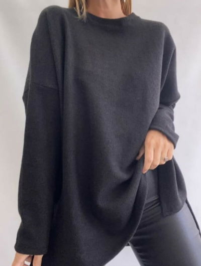Sweatter lanilla Angola negro