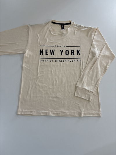 Remera mangas largas modal soft gamuza do talle L/6/8