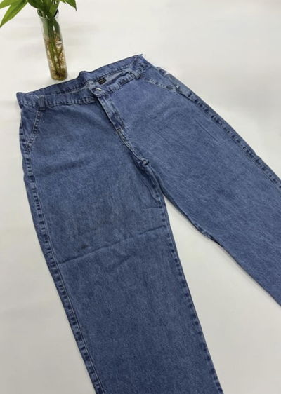 Jeans mom talle especial azul 54/56