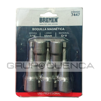 Boca llave magnética 7/16