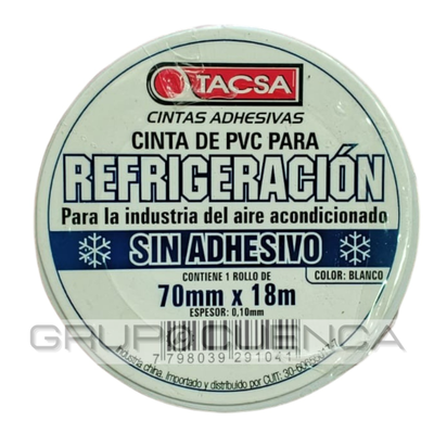 Cinta sin adhesivo TACSA