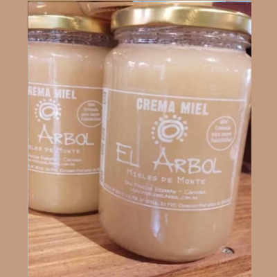 Crema de Miel – Frasco de Vidrio 1Kg 