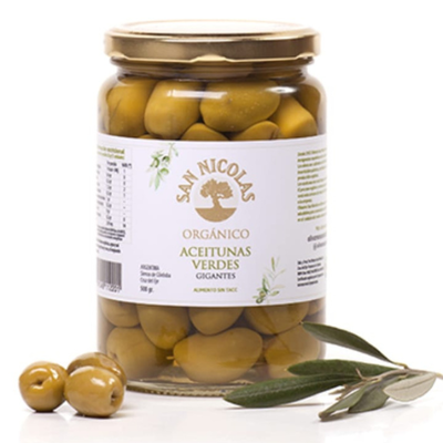 Aceitunas Verdes Gigantes – 500g