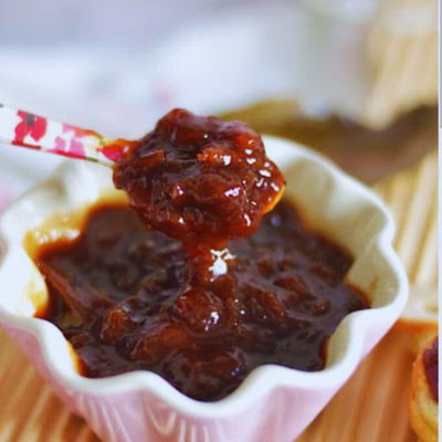 Chutney de Higo, Durazno, Ciruela y Nuez – Frasco de vidrio 200g