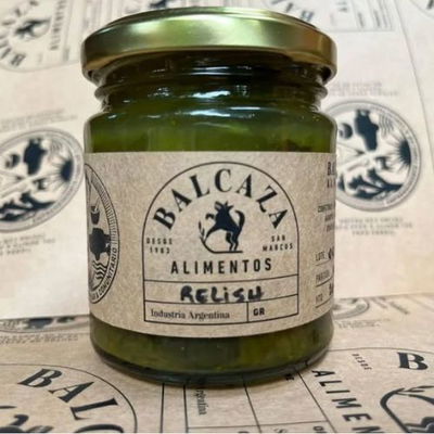 Sweet Relish de Pepinos - Aderezo – Frasco de vidrio 200g