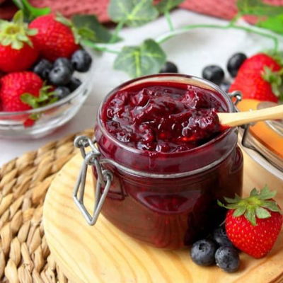 Mermelada de Frutos Rojos – Frasco de vidrio 200g