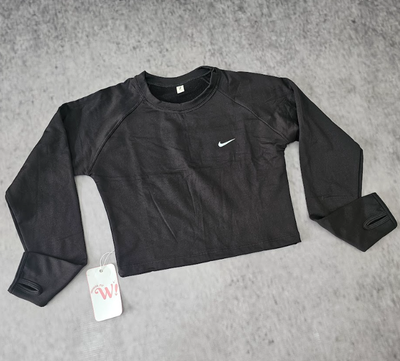 CROP TOP NIKE TÉRMICO - NEGRO