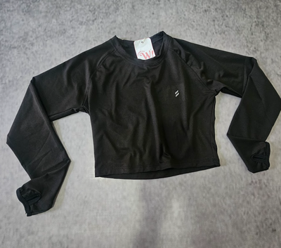CROP TOP TÉRMICO - NEGRO
