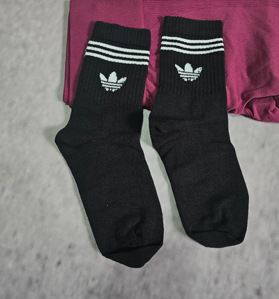 MEDIAS 3/4 ADIDAS NEGRAS