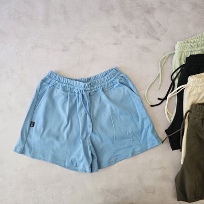 SHORT ALGODÓN PREMIUM - CELESTE