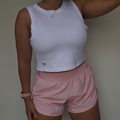 MUSCULOSA CROP DRYFIT - BLANCA