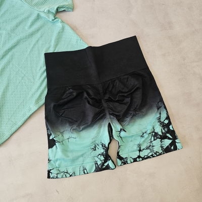 CALZA  PUSH UP batik degrade verde