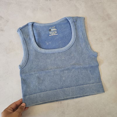 CROP MORA MORLEY PREMIUM - AZUL