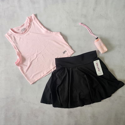 MUSCULOSA CROP DRYFIT - ROSA BB