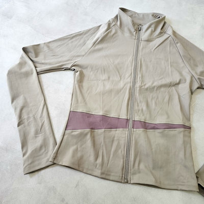CAMPERA COMBINADA - LILA