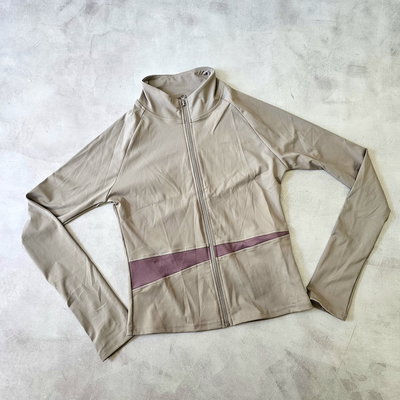 CAMPERA COMBINADA - LILA