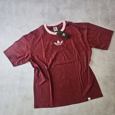 REMERÓN ADIDAS OVER - bordo c/ rosa