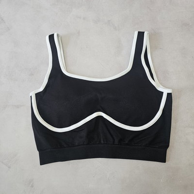 TOP COMBINADO - NEGRO