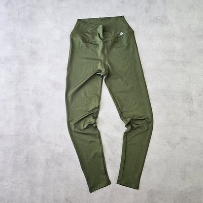 CALZA LYCRA ADIDAS - MILITAR